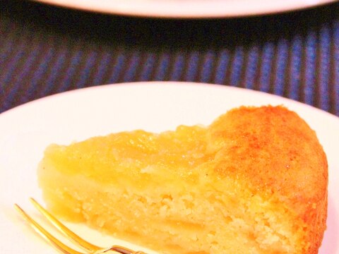 超簡単♪リンゴの甘煮とマヨネーズのケーキ